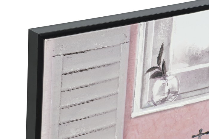 DKD Home Decor Cuadro de Lienzo Enmarcado 60x60x2,6 cm Surtido 4 Piezas