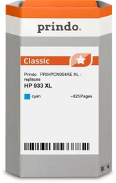 Prindo Classic XL Cartucho de tinta cian compatible con HP 933 XL