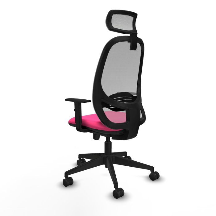 PIQUERAS Y CRESPO Silla de oficina Cilanco Rosa y Gris PIQUERAS Y CRESPO Silla de oficina Cilanco Rosa y Gris