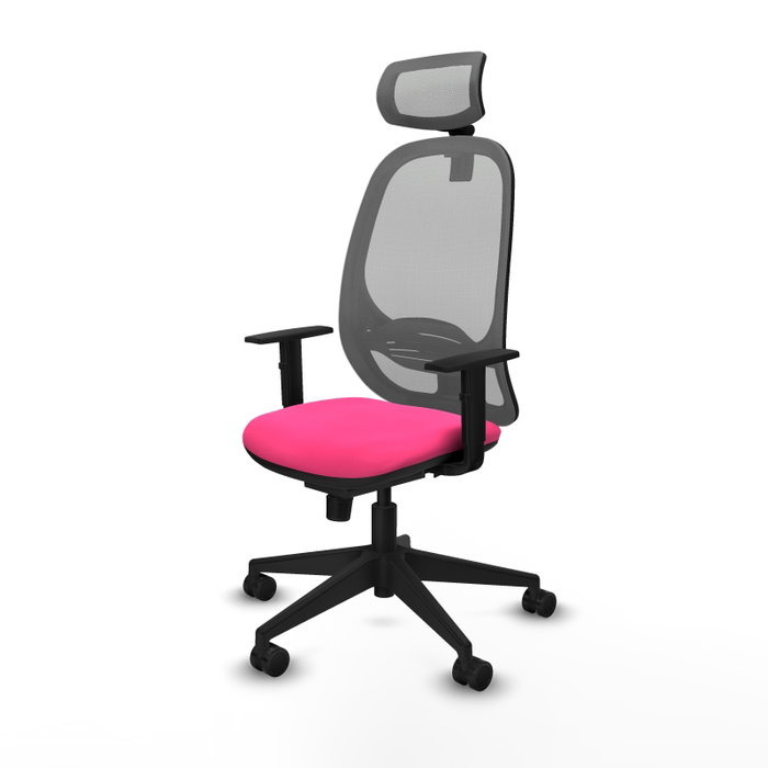 PIQUERAS Y CRESPO Silla de oficina Cilanco Rosa y Gris PIQUERAS Y CRESPO Silla de oficina Cilanco Rosa y Gris