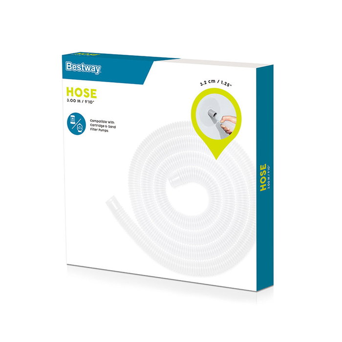 Bestway Manguera de Filtración 3M D3,2 cm Bestway Manguera de Filtración 3M D3,2 cm