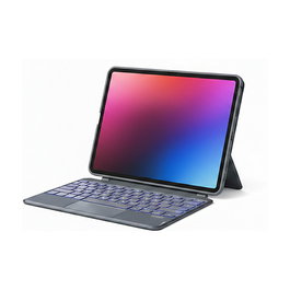 Inateck KB403-10 Funda con Teclado QWERTZ Alemán para iPad, Teclado Bluetooth iPad