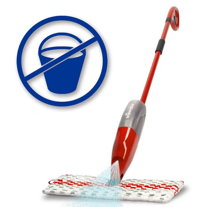 Vileda 1.2 Spray Max Mop con función de espray para laminados y madera