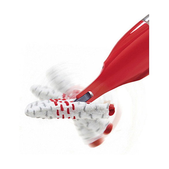 Vileda 1.2 Spray Max - Fregona de Microfibra para Limpieza en Seco y Húmedo - Para Plástico, Laminado y Madera - Color Rojo y Blanco - 1 Unidad en Caja