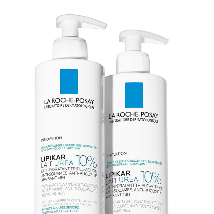 La Roche Posay LIPIKAR UREA 10+ Hidratante Triple Acción Calmante Anti-Picor y Anti-Reaparición Loción Corporal 400 ml