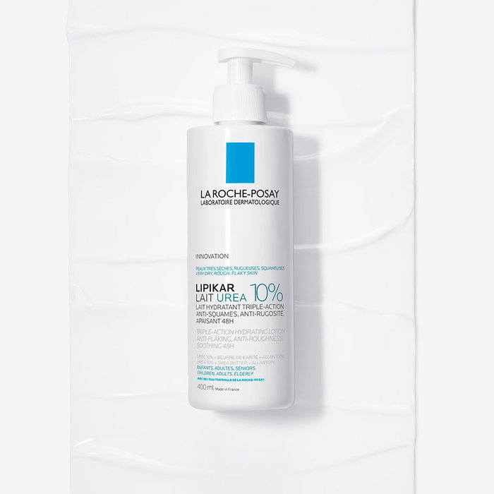La Roche Posay LIPIKAR UREA 10+ Hidratante Triple Acción Calmante Anti-Picor y Anti-Reaparición Loción Corporal 400 ml