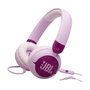 JBL Harman Junior 320 Auriculares de diadema con cable y micrófono para niños, Púrpura