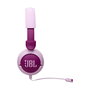 JBL Junior 320 Auriculares Diadema Supraaural para Niños, con Cable, Micrófono y Control en Cable, Color Lila/Púrpura