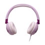 JBL Harman Junior 320 Auriculares de diadema con cable y micrófono para niños, Púrpura