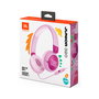 JBL Junior 320 Auriculares Diadema Supraaural para Niños, con Cable, Micrófono y Control en Cable, Color Lila/Púrpura