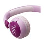 JBL Junior 320 Auriculares Diadema Supraaural para Niños, con Cable, Micrófono y Control en Cable, Color Lila/Púrpura