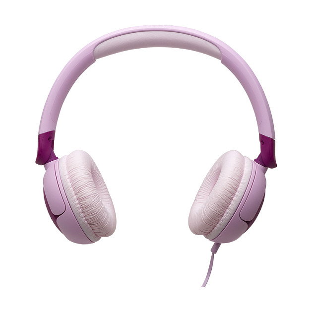JBL Junior 320 Auriculares Diadema Supraaural para Niños, con Cable, Micrófono y Control en Cable, Color Lila/Púrpura