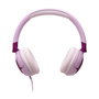JBL Junior 320 Auriculares Diadema Supraaural para Niños, con Cable, Micrófono y Control en Cable, Color Lila/Púrpura