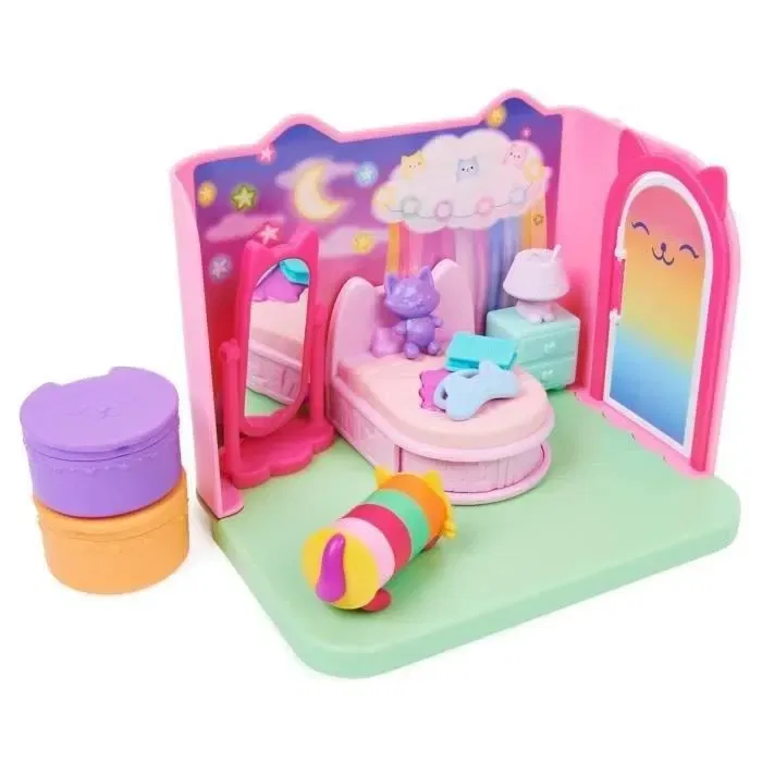 Spin Master Gabby and the Magic House - Playset Deluxe La Chambre de Polochat - 1 Figura + Accesorios SPI0778988374115