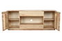 DKD Home Decor Indi acacia 1c25 Mueble TV Natural 150 x 61 x 40 cm