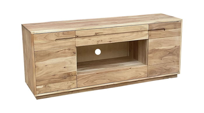 DKD Home Decor Indi acacia 1c25 Mueble TV Natural 150 x 61 x 40 cm