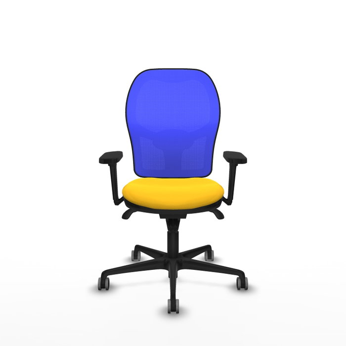 PIQUERAS Y CRESPO Silla de oficina Jorquera Amarillo/Azul PIQUERAS Y CRESPO Silla de oficina Jorquera Amarillo/Azul