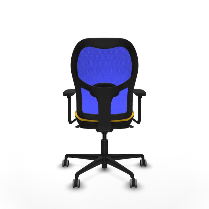 PIQUERAS Y CRESPO Silla de oficina Jorquera Amarillo/Azul PIQUERAS Y CRESPO Silla de oficina Jorquera Amarillo/Azul
