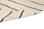 DKD Home Decor Alfombra de Algodón con Rayas Crudo y Azul 160x230 cm
