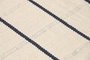 DKD Home Decor Alfombra de Algodón con Rayas Crudo y Azul 160x230 cm