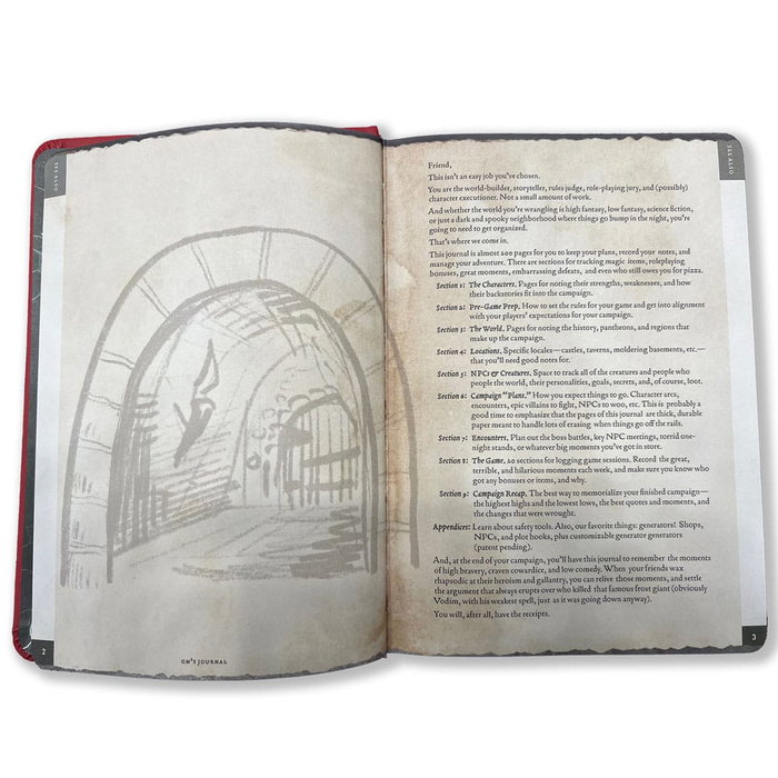Libreta A5 Gamemaster's Journal Orange Portal