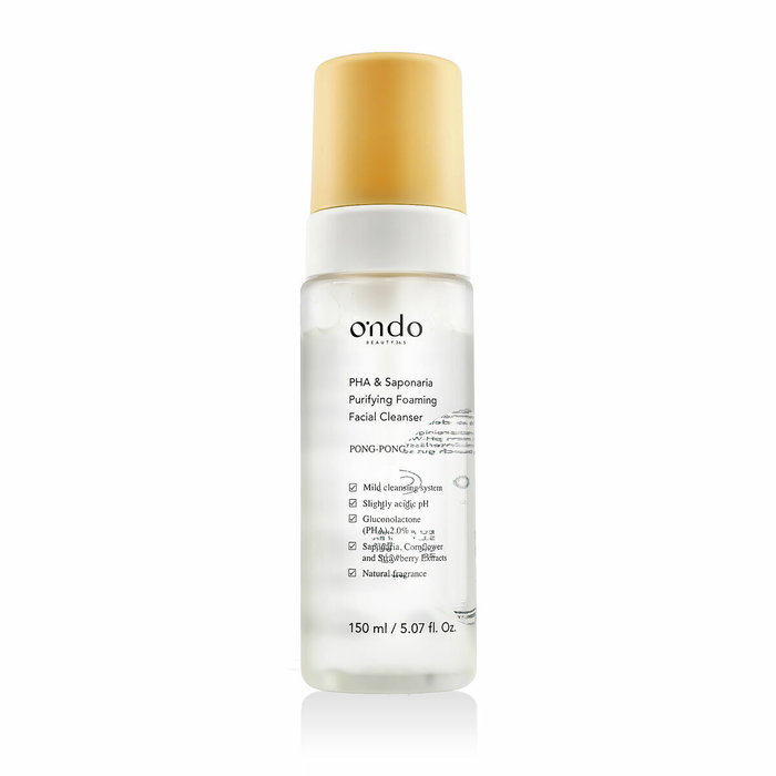 Ondo Beauty 36.5 PHA & SAPONARIA Purifying Foaming Cleanser 150 ml