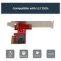 StarTech Adaptador PCIe x4 a SFF-8643 para SSD NVMe U.2