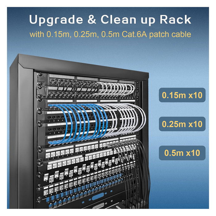 EQUIP Patch Cable Cat6A 1.5m SlimFlex U/UTP Negro LSZH con Conectores RJ45 Molded, 626904, 10 Gigabit Ethernet, 500 MHz, PoE/PoE+, Plug & Play