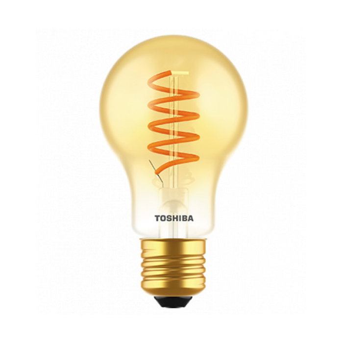 Toshiba Bombilla LED E27 A60 Blanco Cálido 4.5W 400Lm
