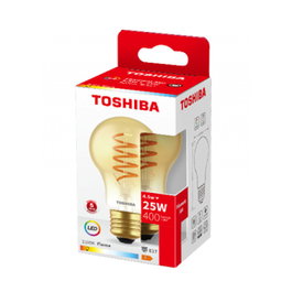 Toshiba Bombilla LED E27 A60 Blanco Cálido 4.5W 400Lm