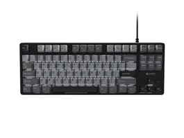Fury Kanabo K2 Teclado Mecánico USB Layout US Blanco Iluminación Blanco Negro Gris