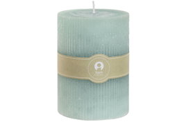 DKD Home Decor Vela de Cera Parafina Turquesa