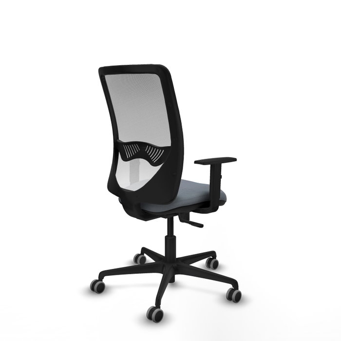 PIQUERAS Y CRESPO Silla de oficina Zulema con mecanismo Sincro, Gris y Blanco PIQUERAS Y CRESPO Silla de oficina Zulema con mecanismo Sincro, Gris y Blanco
