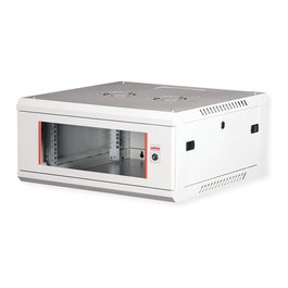 ROLINE Armario de Pared para Rack 19" 4HE, 600x600 mm (Ancho x Profundo), Gris - 26.21.0128