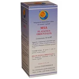 HERBOPLANET MSA Platanus Orientalis Yemas 50 ml - Complemento alimenticio para el bienestar de la piel - Extracto de Plátano de Oriente en gotas
