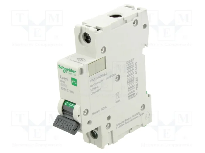 SCHNEIDER ELECTRIC Easy9 Pro MCB 1P 40A 6kA SCHNEIDER ELECTRIC Easy9 Pro MCB 1P 40A 6kA