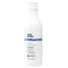 Cold Brunette, Aceite de moringa, Acondicionador de cabello, Eliminar tonos cálidos – rojo/naranja, 1000 ml