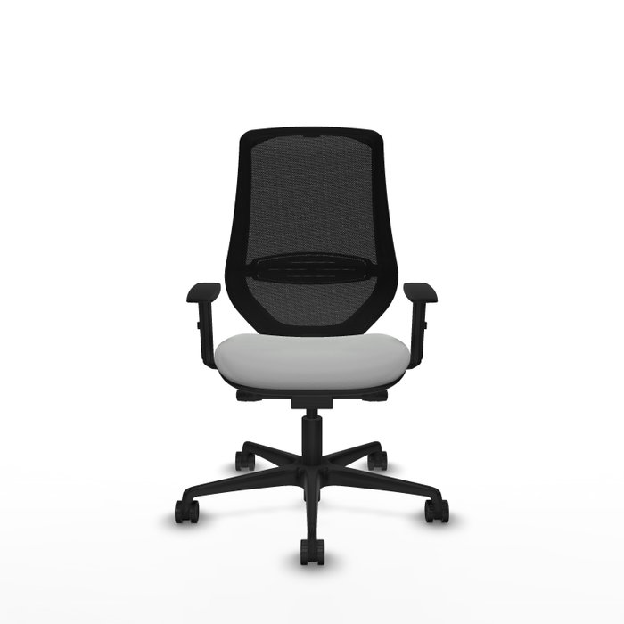 PIQUERAS Y CRESPO Silla de oficina Mardos Gris claro/Negro con mecanismo Sincro/Traslack