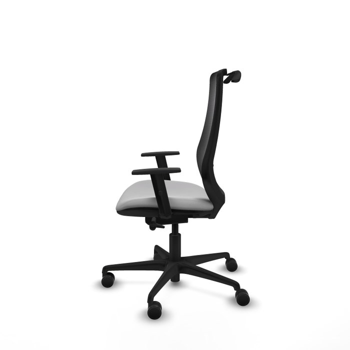 PIQUERAS Y CRESPO Silla de oficina Mardos Gris claro/Negro con mecanismo Sincro/Traslack