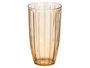 Vivalto Vaso Alto Rayas Ambar 440 ml 8 x 14 x 8 cm (Set de 24)