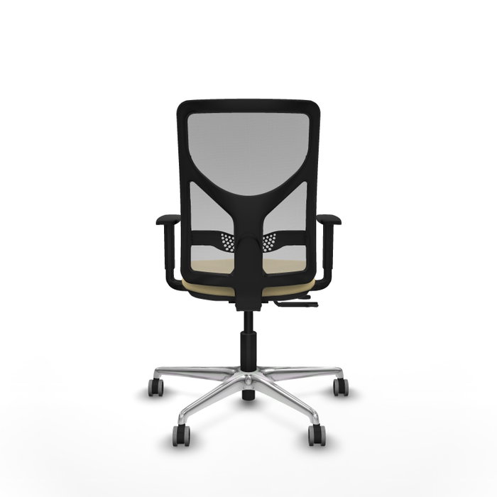 PIQUERAS Y CRESPO Silla de Oficina Motilla con Mecanismo Sincro/Traslack, Crema y Gris PIQUERAS Y CRESPO Silla de Oficina Motilla con Mecanismo Sincro/Traslack, Crema y Gris