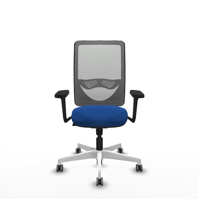 PIQUERAS Y CRESPO Silla de oficina Zulema con mecanismo Sincro, Azul y Gris PIQUERAS Y CRESPO Silla de oficina Zulema con mecanismo Sincro, Azul y Gris