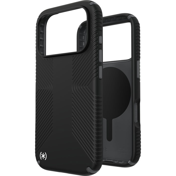 Speck Presidio2 Grip Case iPhone 17 Pro Black/Slate Grey/White