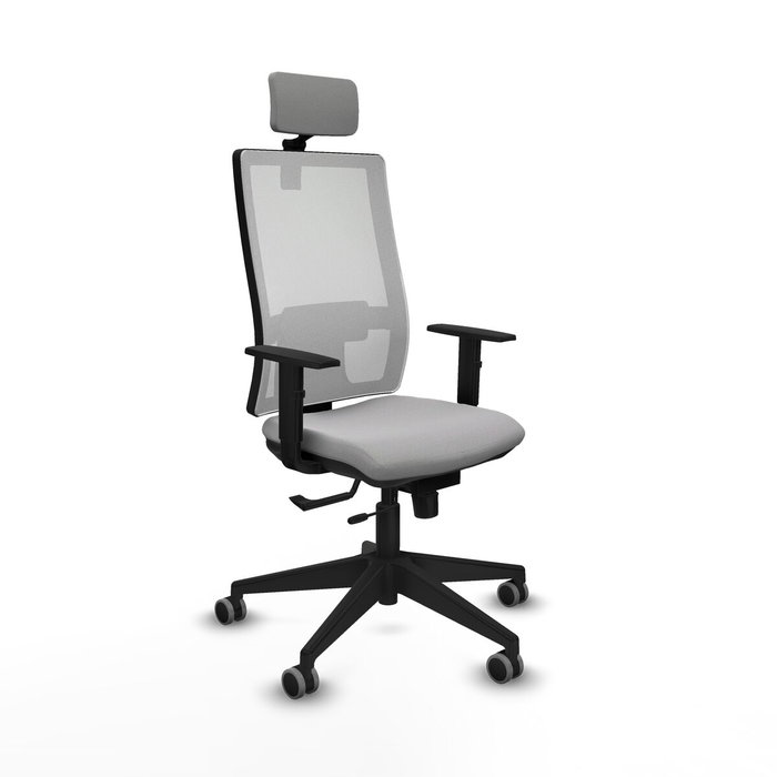 PIQUERAS Y CRESPO Silla de oficina Horna Gris claro y Blanco PIQUERAS Y CRESPO Silla de oficina Horna Gris claro y Blanco