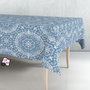 Exma Rollo de hule mantel mandala azul 1,40 x 25 m