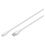Digitus Cable USB 2.0 Tipo A a Lightning de Silicona 2m Blanco MFi