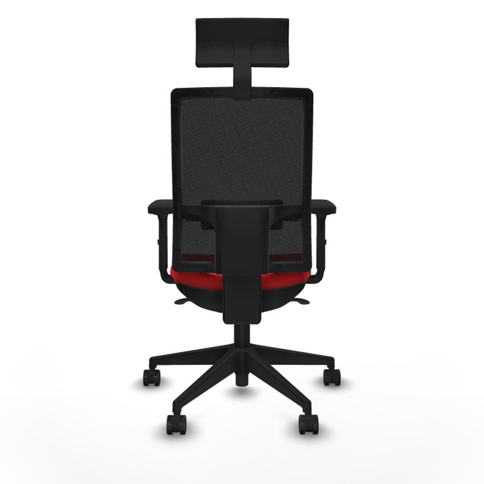 PIQUERAS Y CRESPO Silla de oficina Horna con mecanismo Sincro, Rojo y Negro PIQUERAS Y CRESPO Silla de oficina Horna con mecanismo Sincro, Rojo y Negro