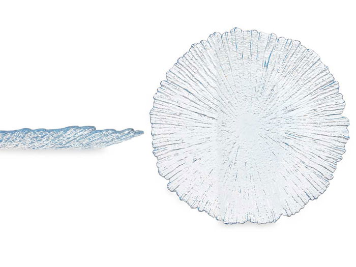 Vivalto Bajo Plato 32 cm Azul de Cristal (Set de 12) Vivalto Bajo Plato 32 cm Azul de Cristal (Set de 12)