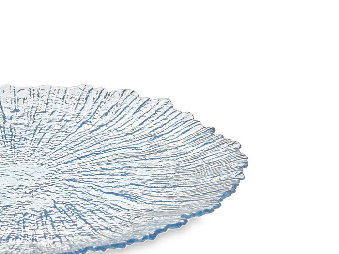 Vivalto Bajo Plato 32 cm Azul de Cristal (Set de 12) Vivalto Bajo Plato 32 cm Azul de Cristal (Set de 12)