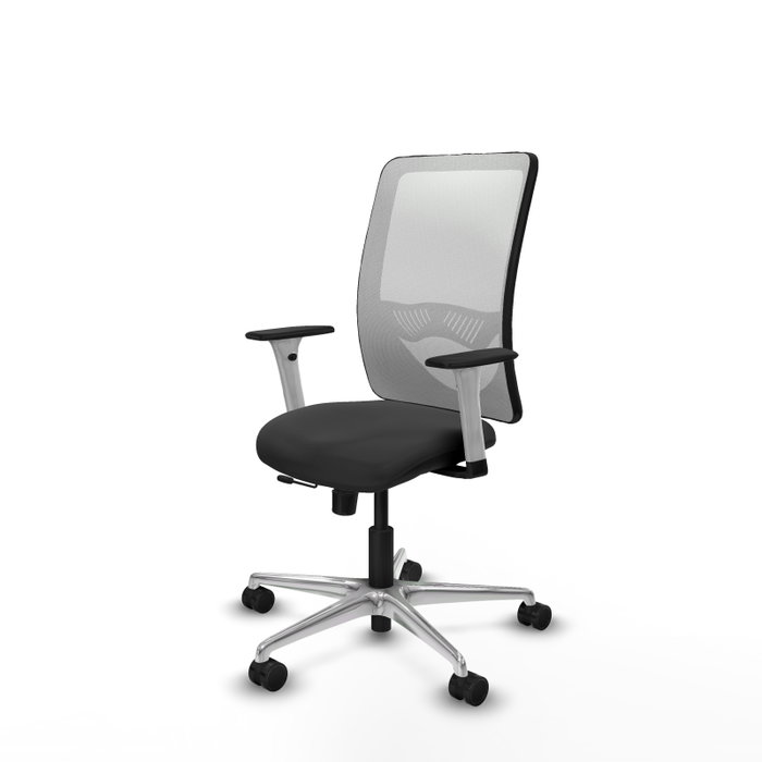 PIQUERAS Y CRESPO Silla de oficina Zulema Gris oscuro y Blanco PIQUERAS Y CRESPO Silla de oficina Zulema Gris oscuro y Blanco